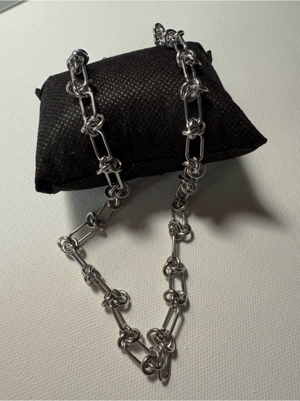 Elegant Silver Chain Necklace - Picture 9 of 10